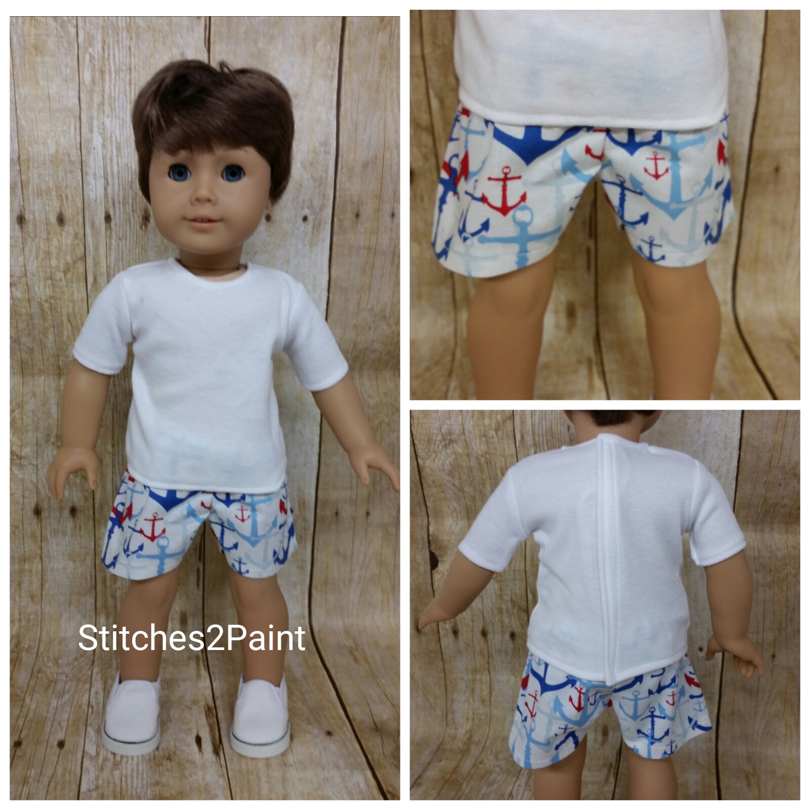 GiGi's Doll and Craft Creations 18 inch Boy Doll Clothes Fit American