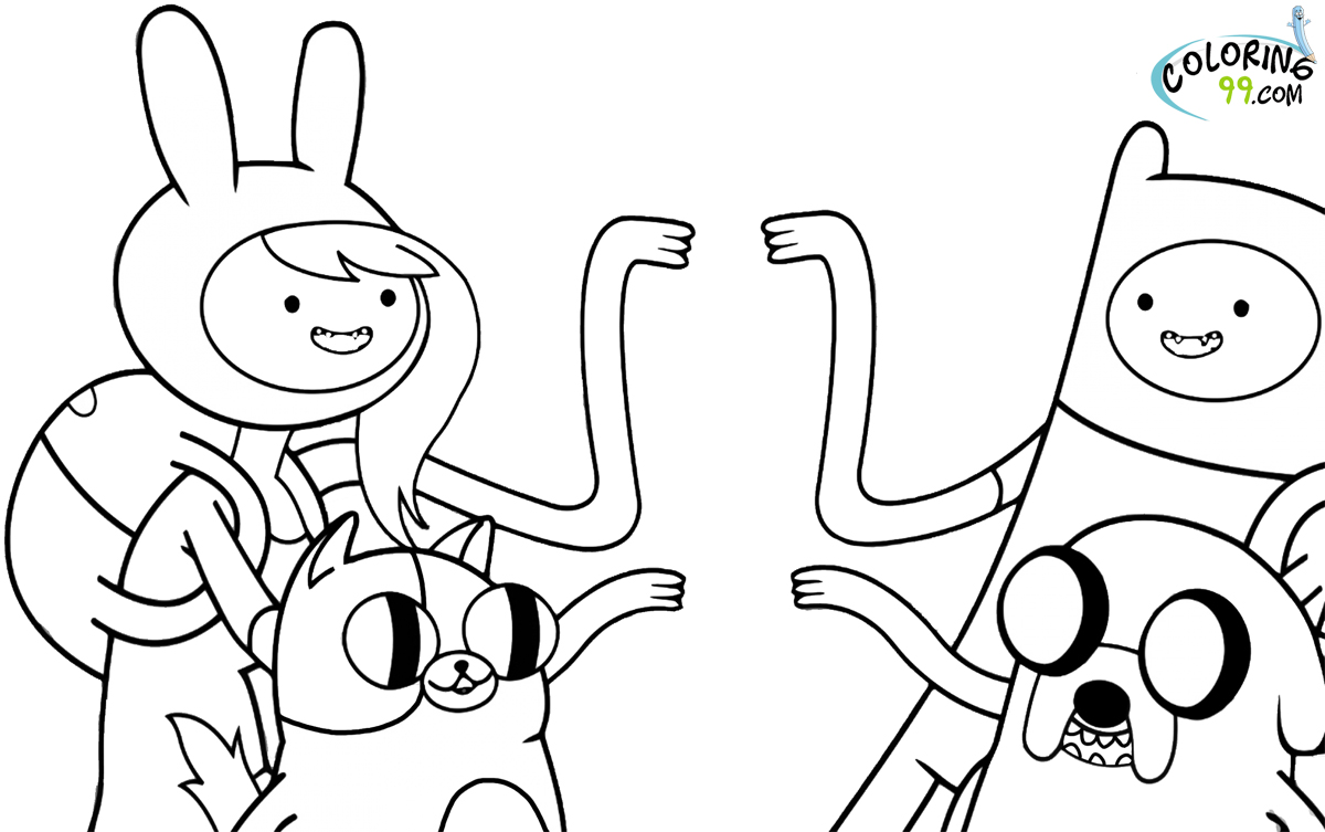 Adventure Time Coloring Pages | Minister Coloring