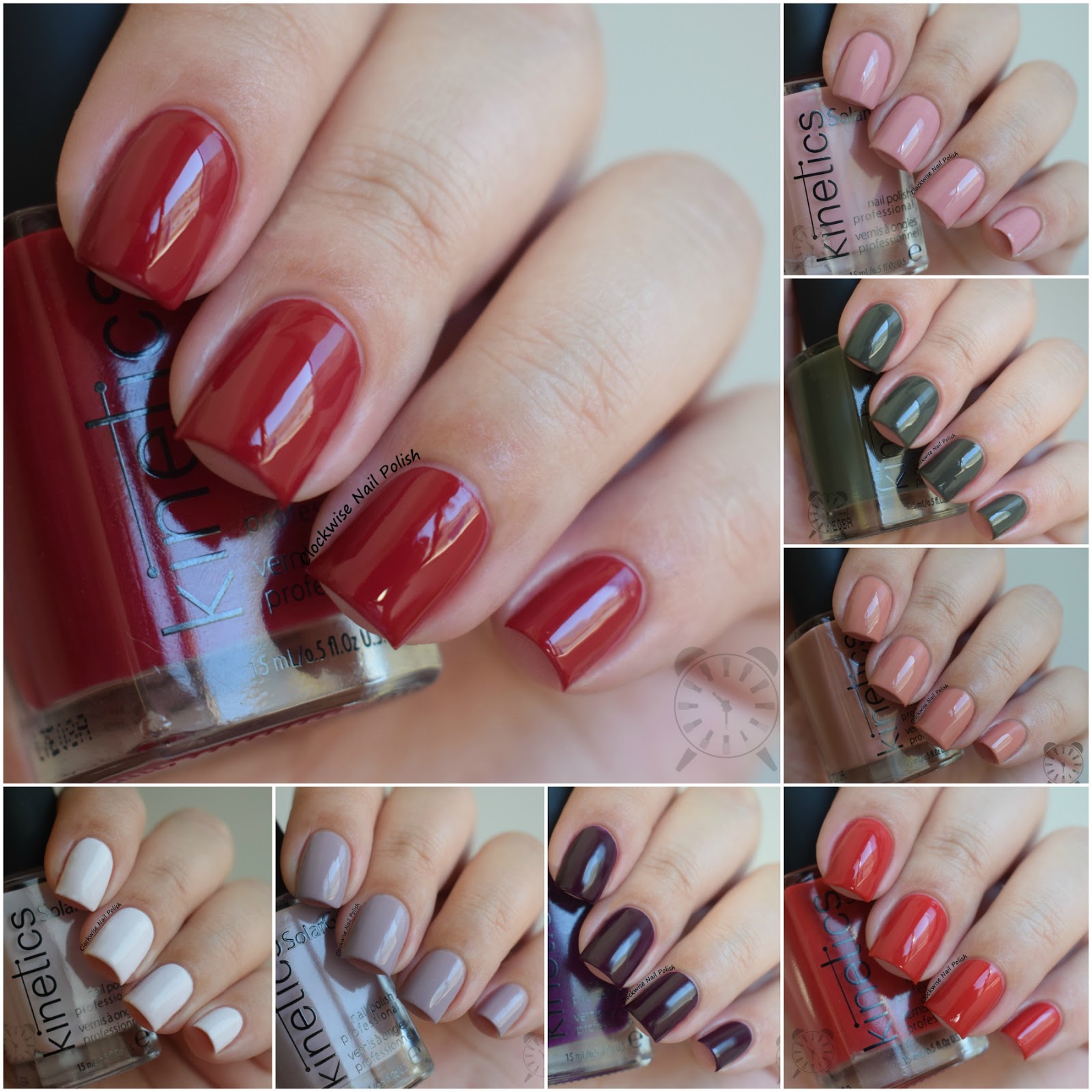 The Clockwise Nail Polish Hedonist Collection Review & Nail Art