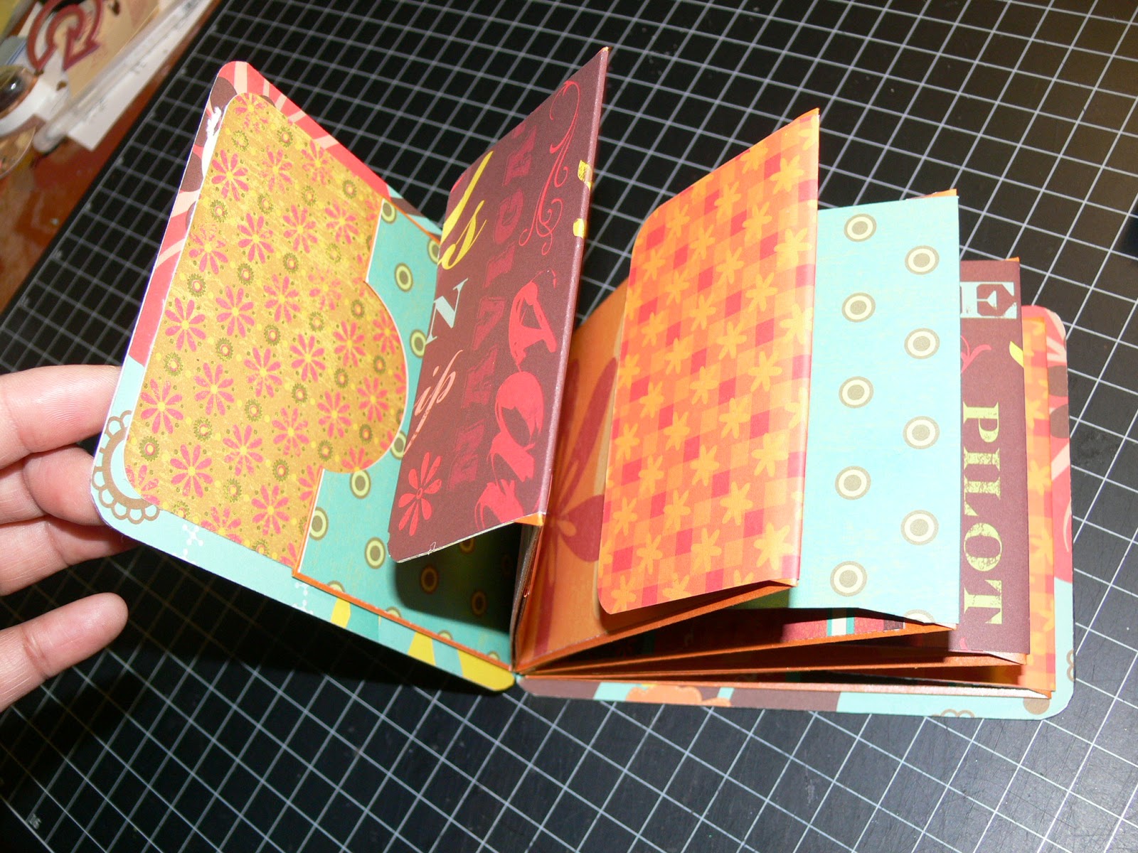 The Scrappin Ladybug Long Envelope Mini Scrapbook Album Tutorial
