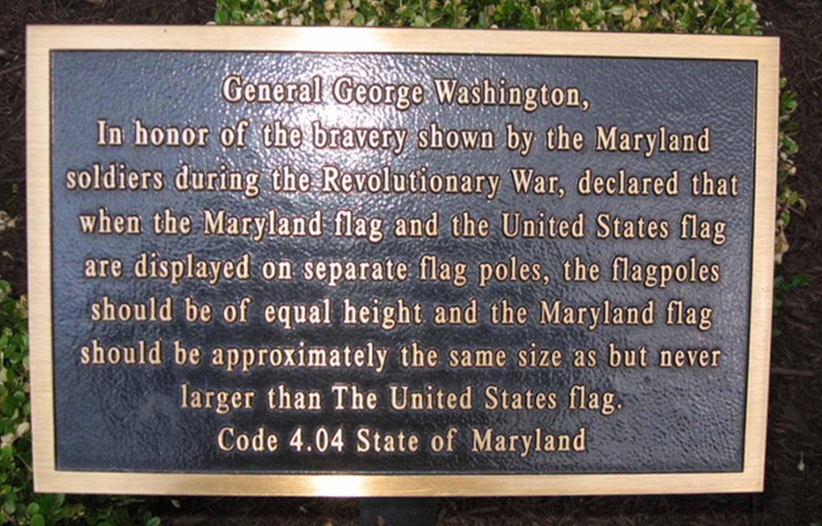 1776 Delmarva Maryland flag at same height as US flag because of