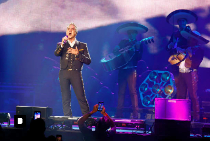 Alejandro Fernández cantó 40 temas sin parar en Punta Cana Alejandro Fernández
