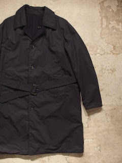 Engineered Garments "Reversible Coat in Dk.Navy 20oz Melton/Nyco Ripstop"