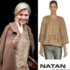 Queen Maxima wore Natan Dress coat