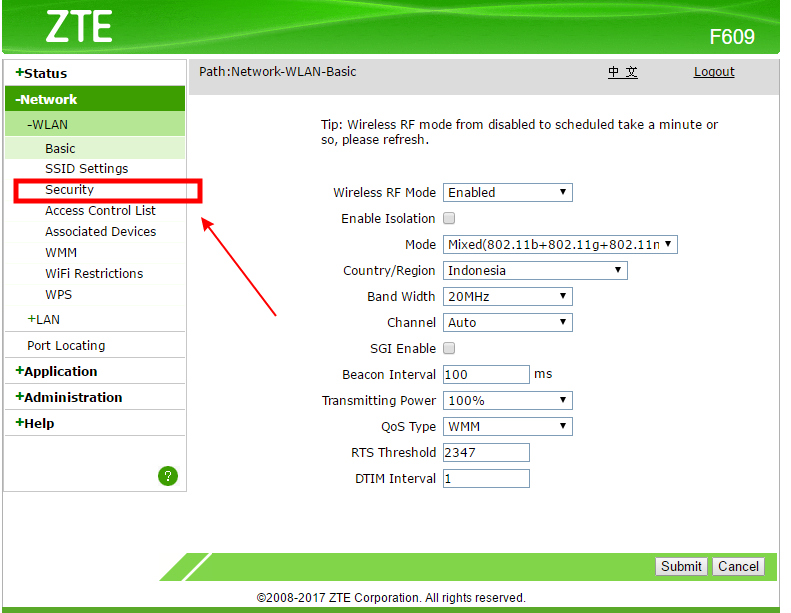 Kyocera default password