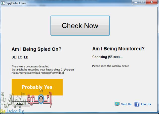 برنامج سيساعدك لمعرفة ما اذا كان يتم التجسس على حاسوبك ام لا بسهولة - البرامج المجانيات 