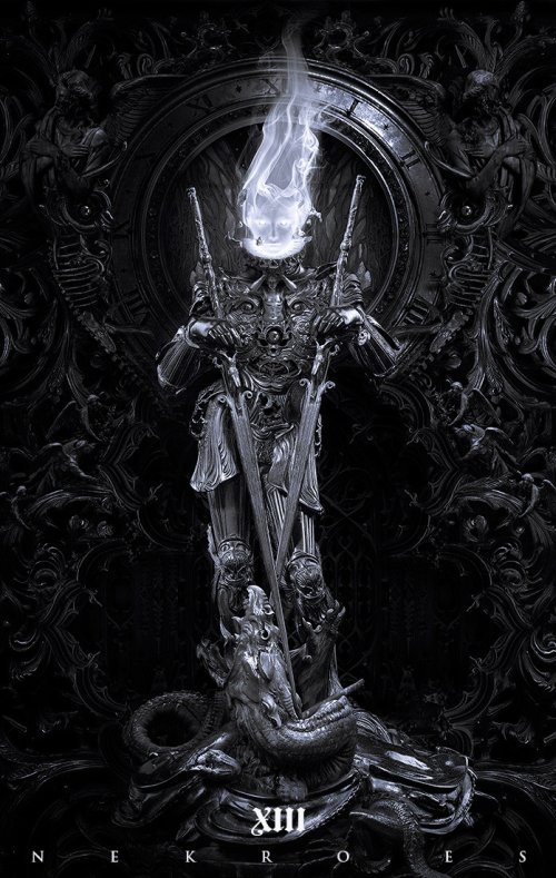 As surreais, sombrias e góticas foto-manipulações digitais de Nekro Nekro artstation ilustrações foto-manipulações photoshop góticas fantasia surreal terror sombrio macabro