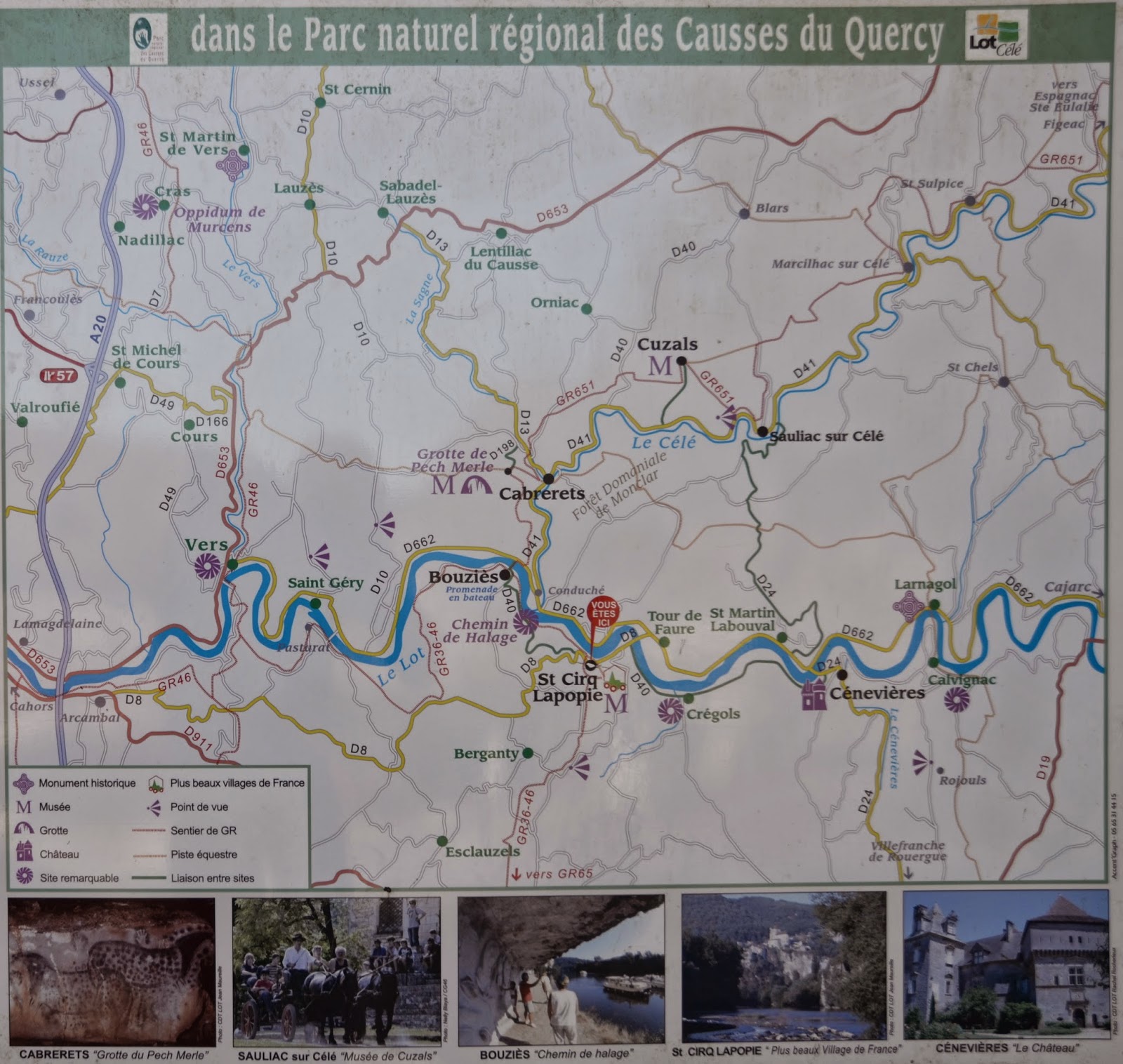 Photos dans le viseur de mon Nikon SaintCirq Lapopie