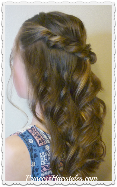 prom hairstyle romantic twist