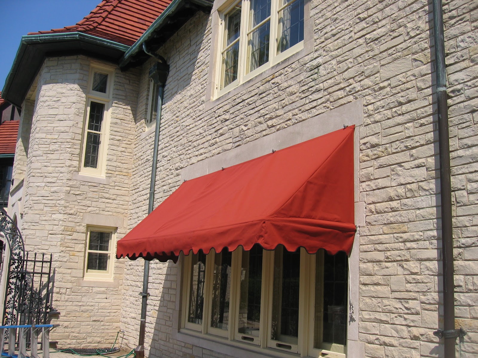 Homestyle Custom Upholstery and Awning Animal Print Chair and Awning