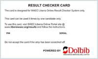 WAEC Result Checker Card 2016 & Beyond