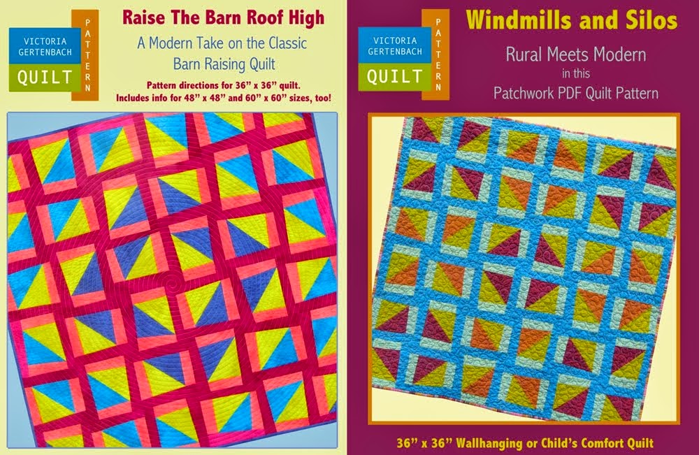 "Raise the Barn Roof High" and "Windmills and Silos"  Combo Pattern Pack!