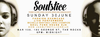 SOULSTICE - Sydney's first ever live soul music & fashion event