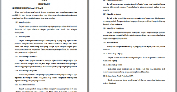 Contoh Makalah Akuntansi Perusahaan Dagang Wisudawan Sukses