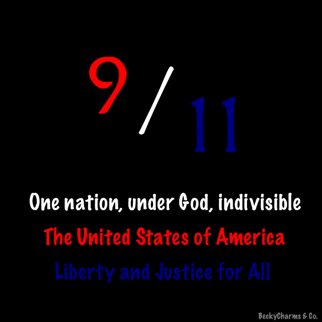 9/11 Septemeber 11th red white and blue