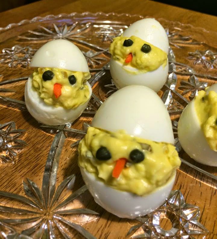 Cute Deviled Egg Chicks