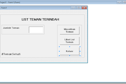 Tutorial Membuat List nama dengan Database menggunakan Visual Basic