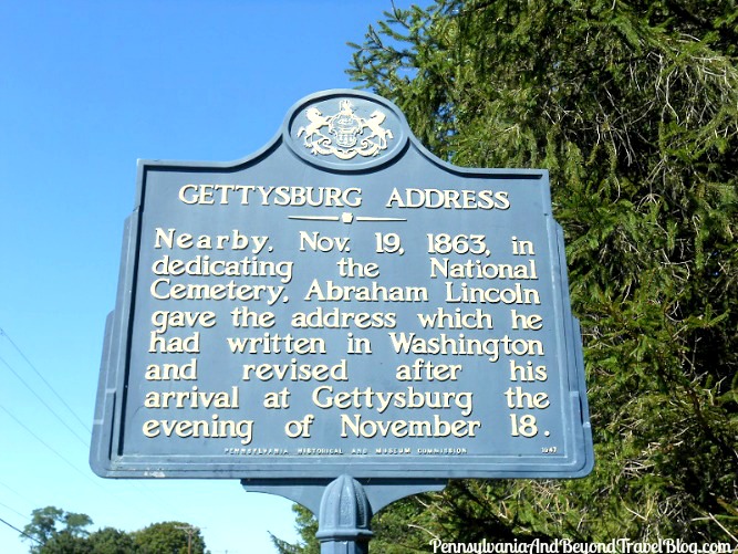 Pennsylvania & Beyond Travel Blog Abraham Lincoln Gettysburg Address