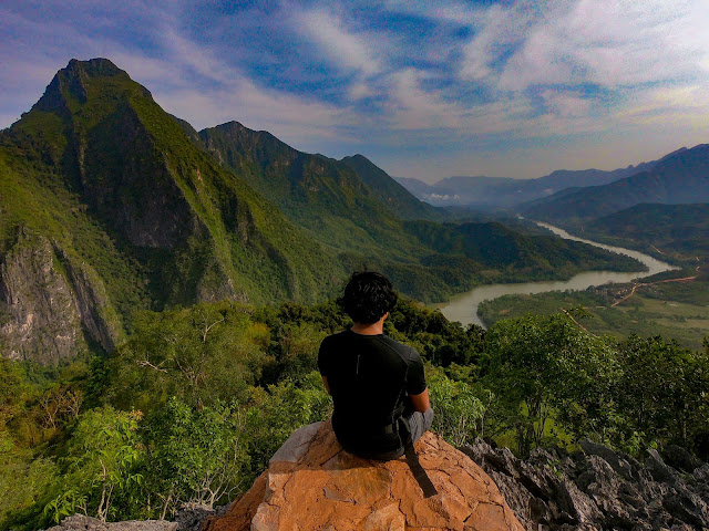 Mountain by the river
