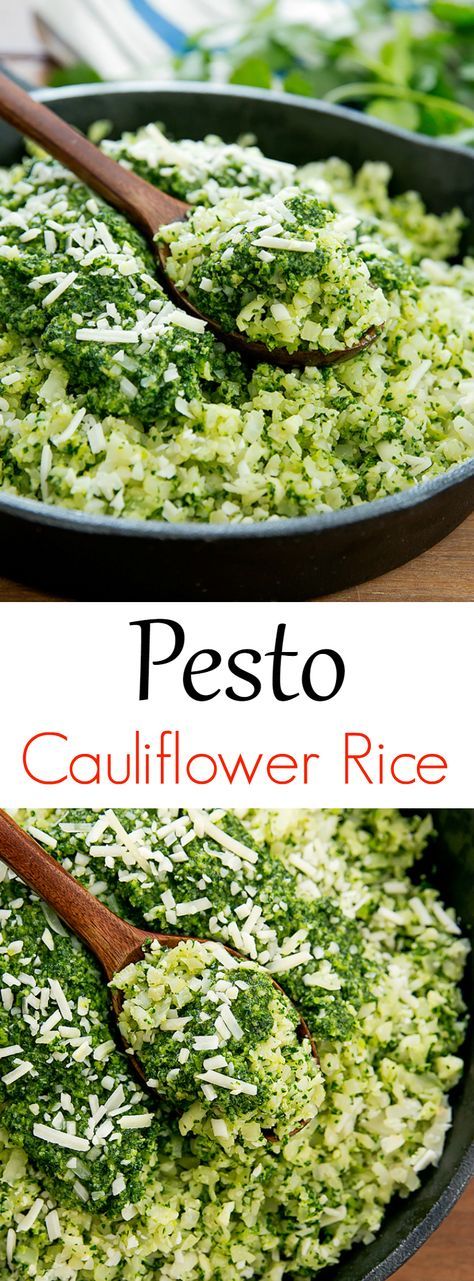 Pesto Cauliflower Rice Pesto Cauliflower Rice