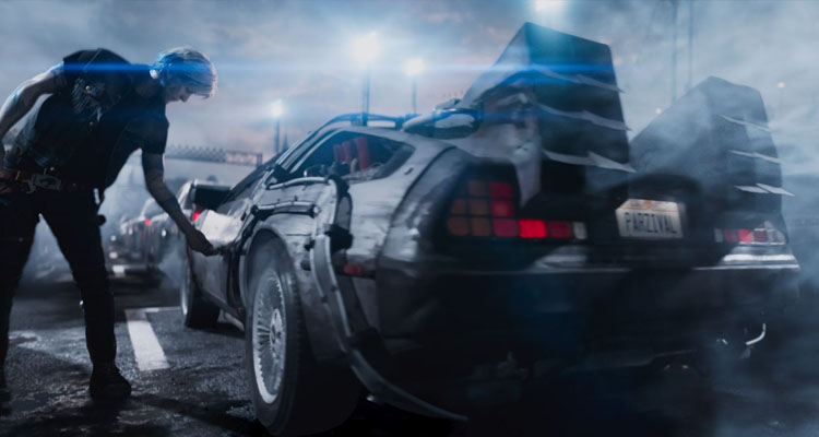 El Delorean de Regreso al Futuro en Ready Player One