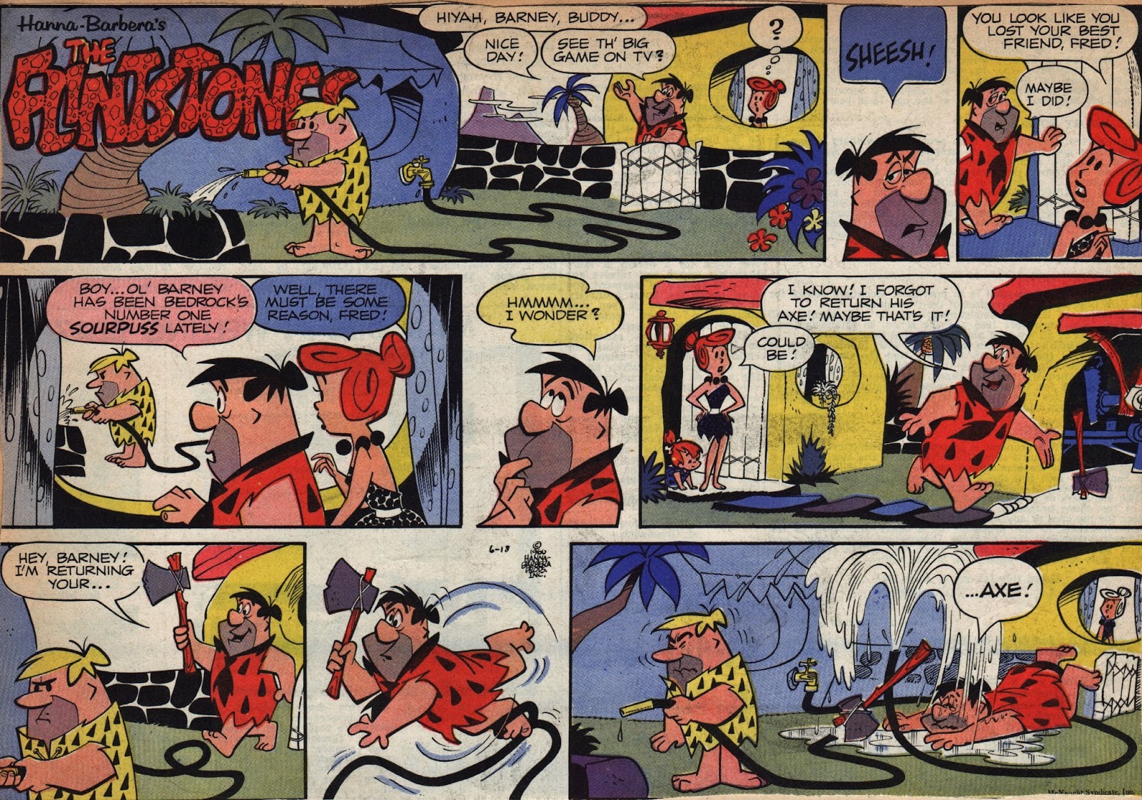 Yowp: Flintstones Weekend Comics, June 1967