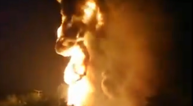 Registran una explosión en un ducto de Pemex en Guanajuato (vídeo)
