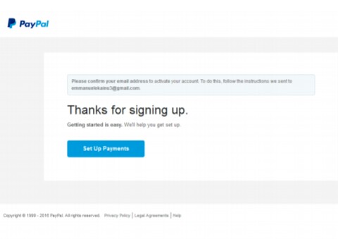 create PayPal account in Nigeria