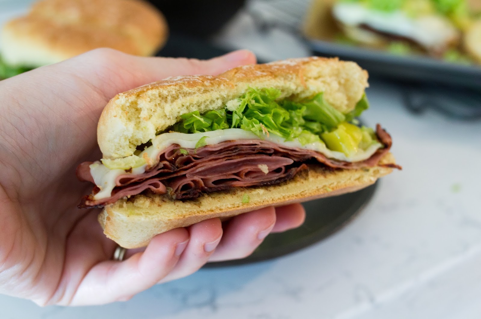 Smart Cookie Fried Mortadella Sandwich