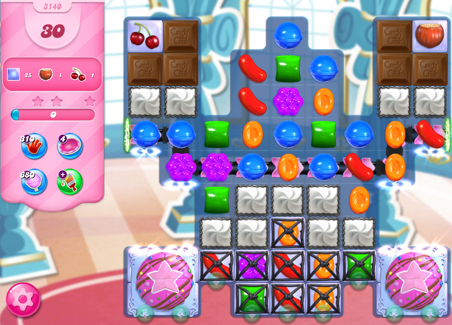 Candy Crush Saga level 3140 Candy Crush Saga level 3140