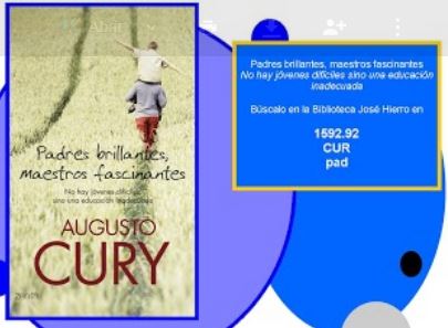 Recomendación:" Padres brillantes, maestros fascinantes" Fuente: Biblioteca José Hierro