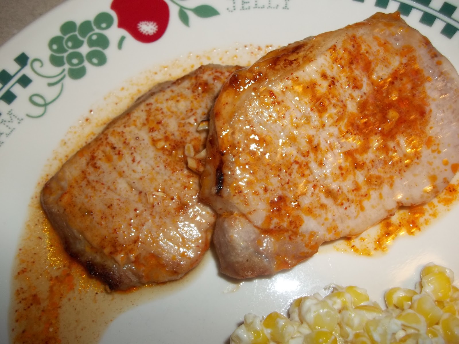 Adventures in Life with Great Food: Broiled Pork Loin Chops with Three ...