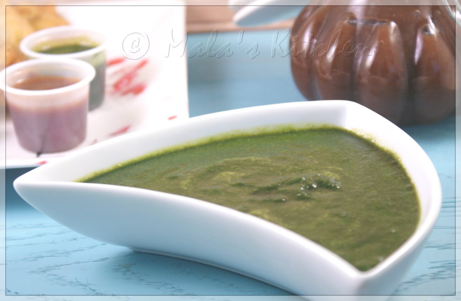Green Chutney Hari Chutney (Chaat) MalasKitchen