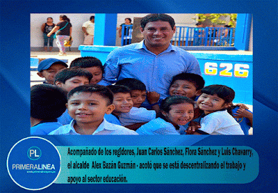 Alcalde cañete entrega toldos colegios provincia…