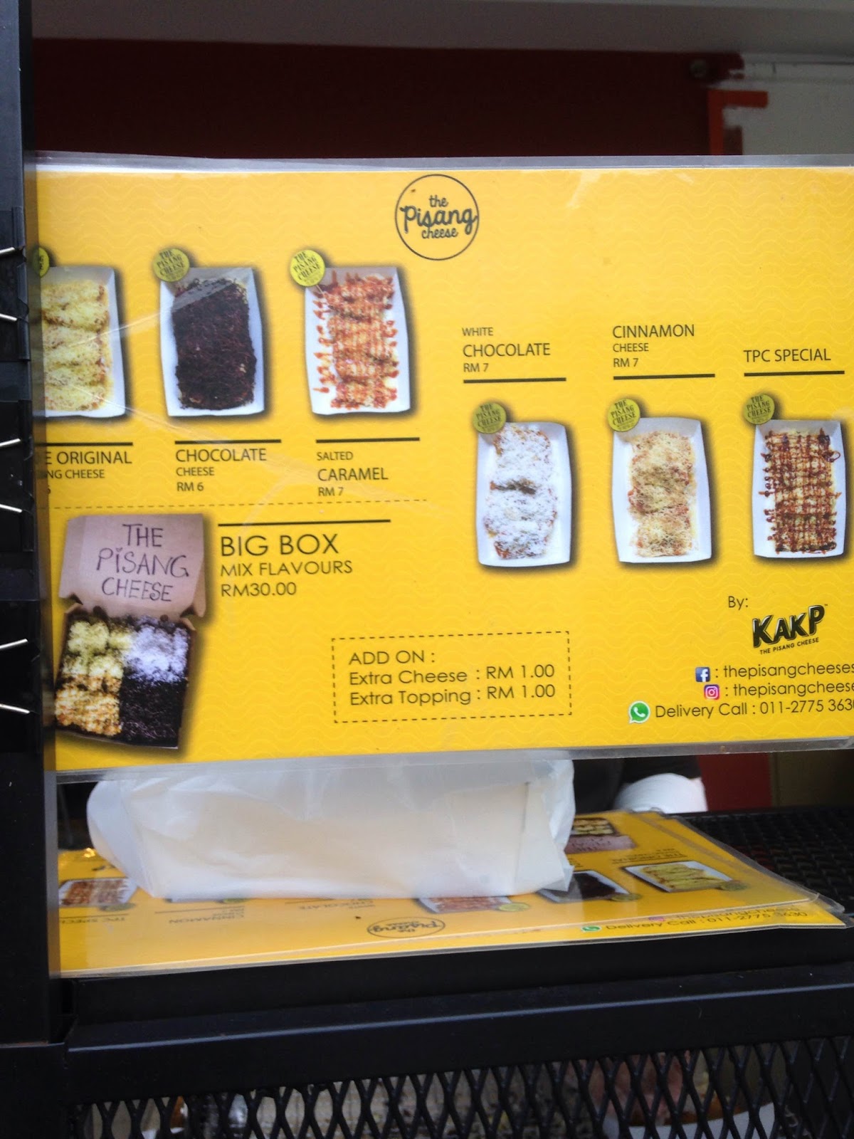 Blog Mama Aisy & Alisya Pisang cheese sedap di Bangi The Pisang Cheese