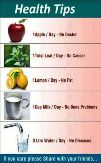 tips for good health