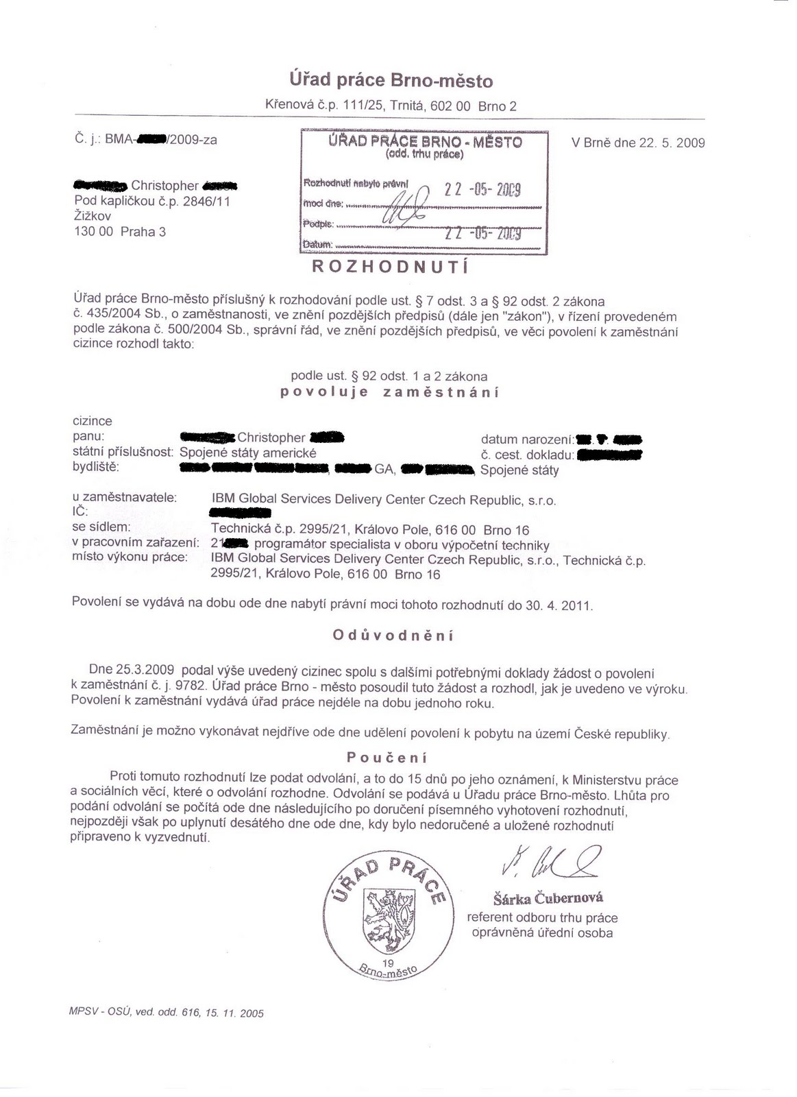 Christopher's Expat Adventure: Time For a New Work Permit