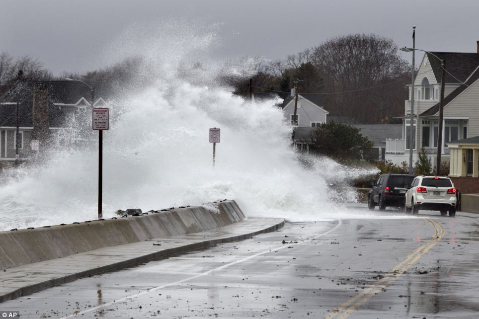 A Light In The Darkness Superstorm Sandy finally makes landfall as