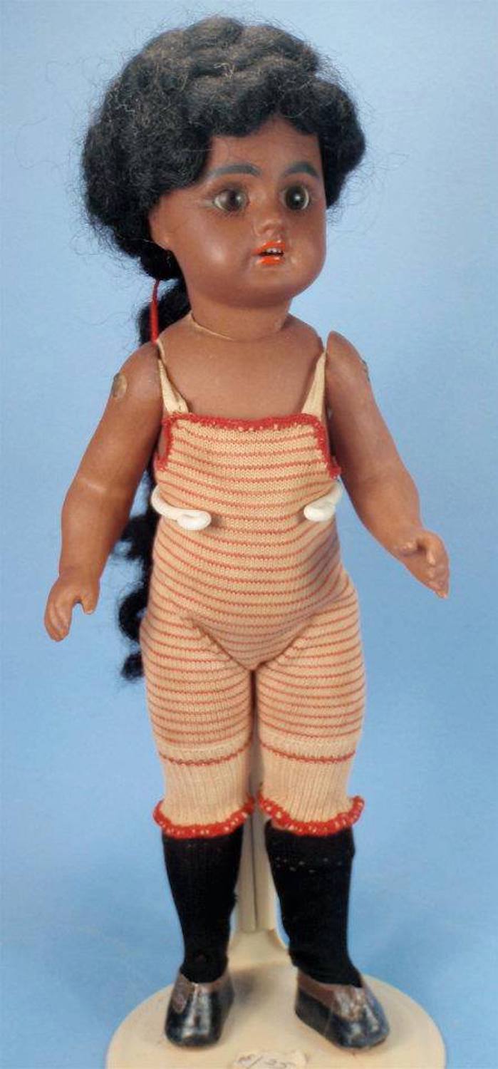 Austin Doll Collectors Society Black History Month; AllBisque Doll by