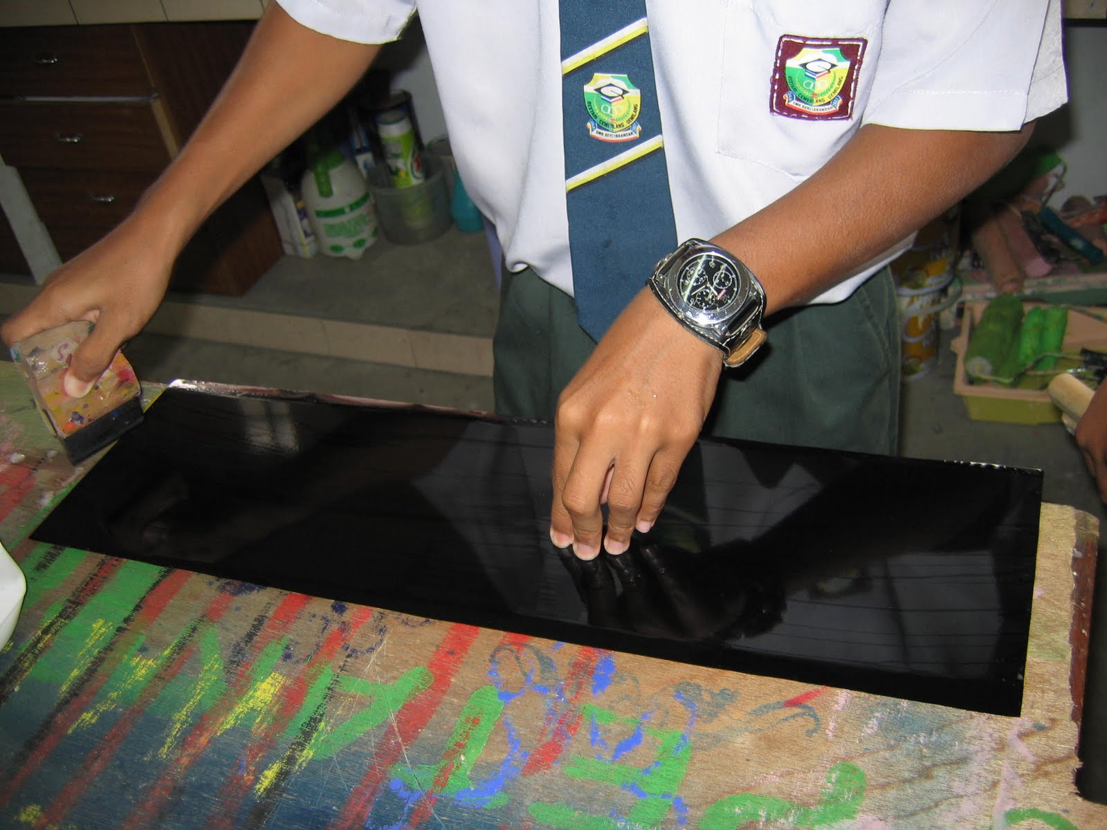 Seni Reka Tanda SMKSI: Vinil