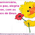 Mensagem de Aniversário com Amor alegria