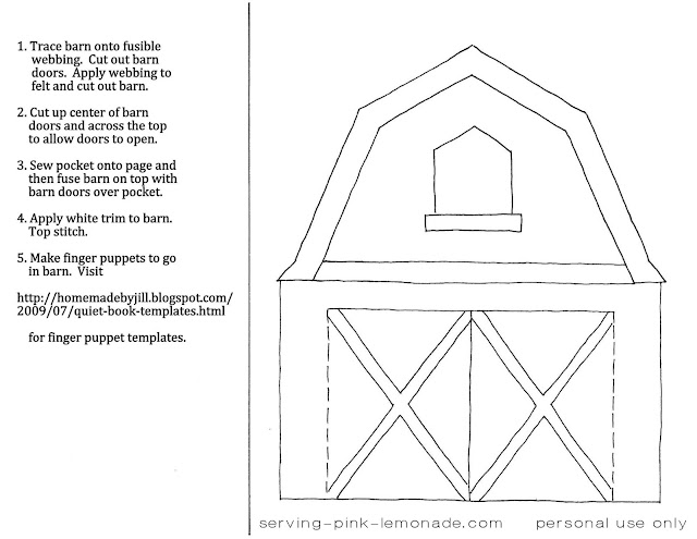 Homemade Quiet Book - Free Templates