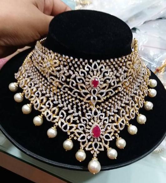 Grand Diamond Chokers by Vajra jewelry