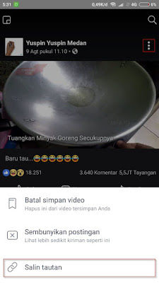 Cara Menyimpan Video Dari Facebook Di Hp Android Ke Galeri Tanpa Aplikasi