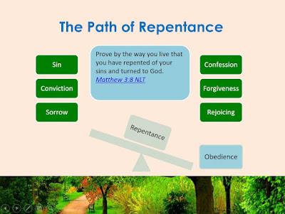 The Path to Repentance - Obedience
