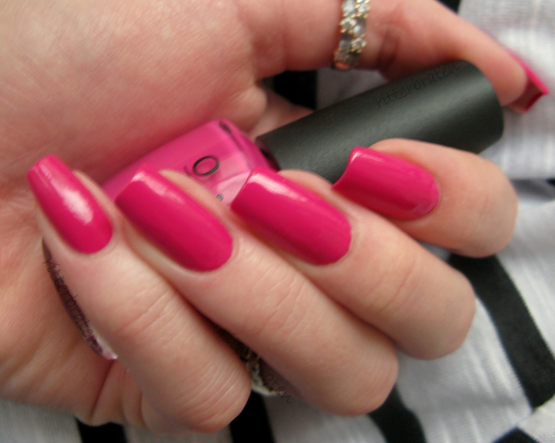 OPI Pink Flamenco nail polish swatch