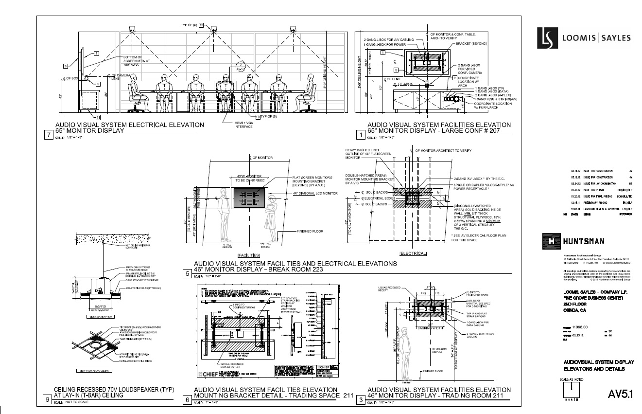 ARCXEN CAD Design Studio Audio Visual Engineering Drawings