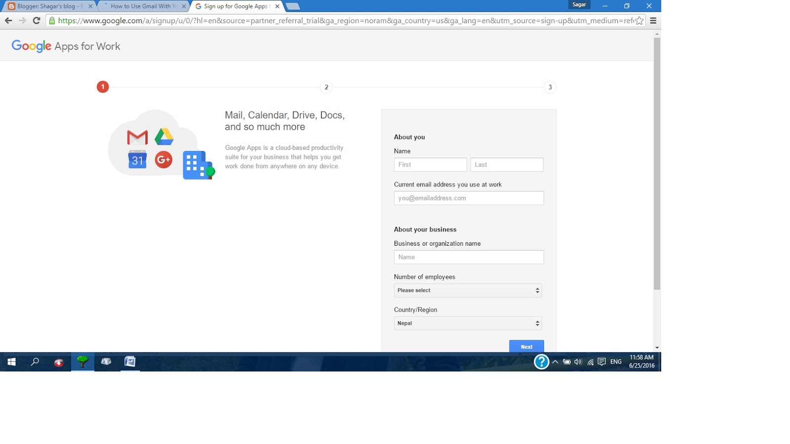 Shagar s Blog Create Your Own custom Email Address 