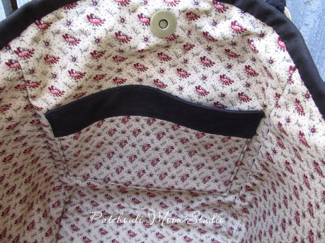 Patchouli Moon Studio~Fabric Basket Bag in Southwest Print
