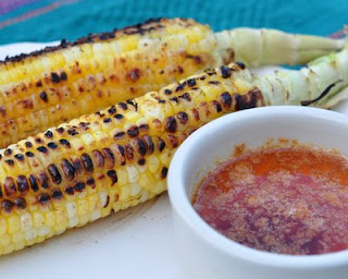 Grilled Corn with Chipotle-Lime Browned Butter